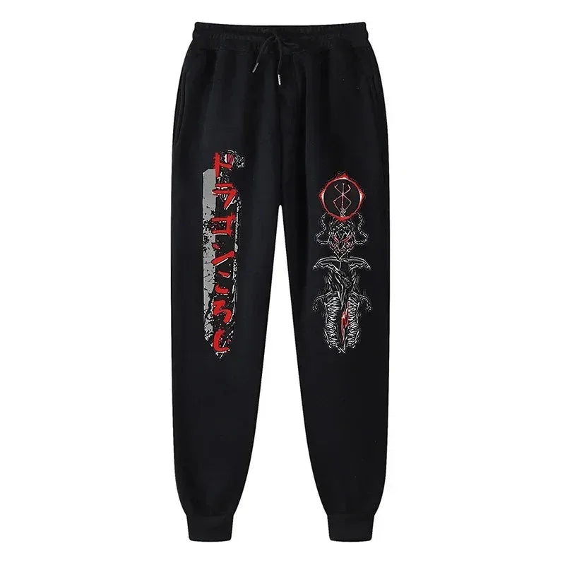 Berserker Print Versatile Sports Pants Jogging Pants