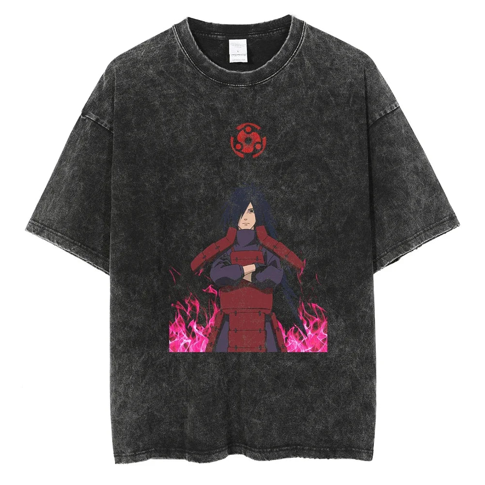 Vintage T-shirt Men Streetwear Harajuku Japanese Anime