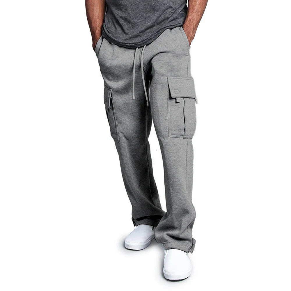 Sweatpants Straight Fit Joggers Streetwear Loose Oversized