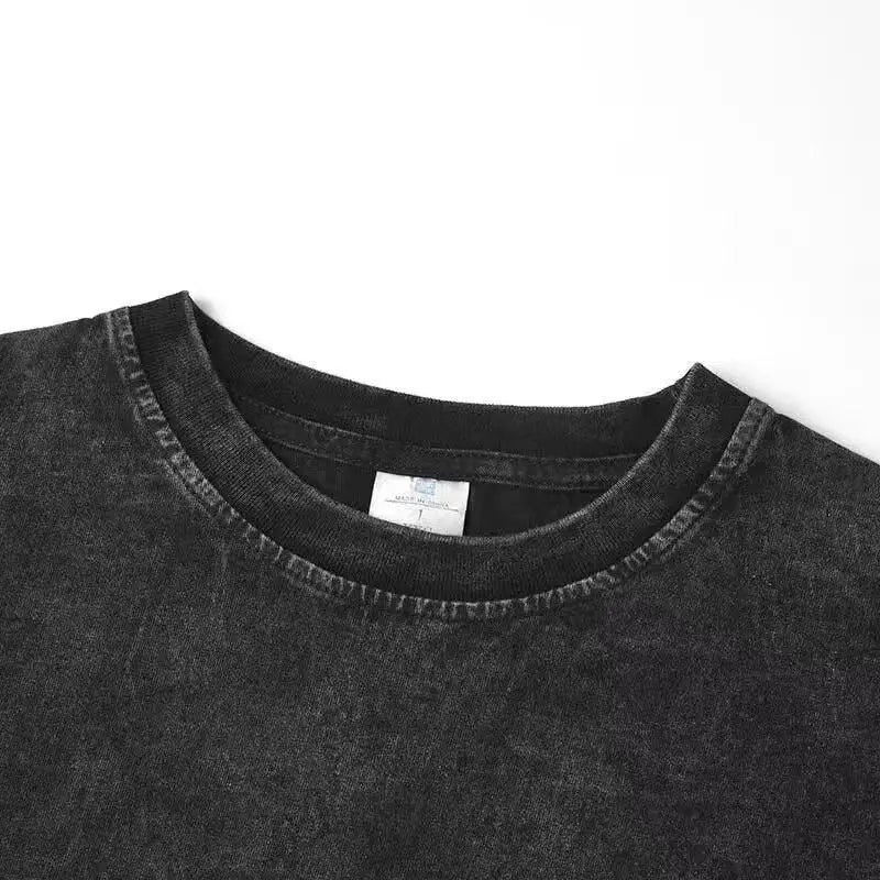 Men Washed Oversized Psalm 23 T-Shirt