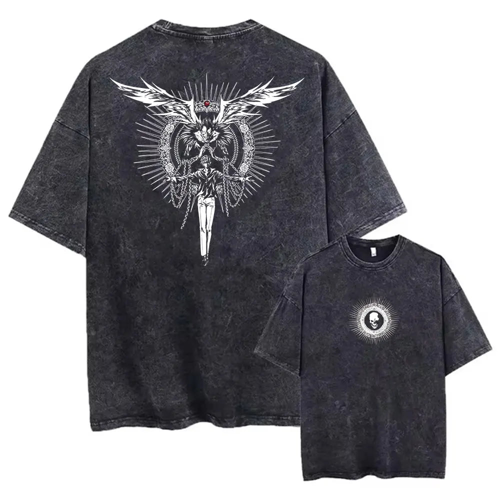 Death Note Anime Graphic Printing T Shirt Oversize Cotton Fashion Streetwear Unisex