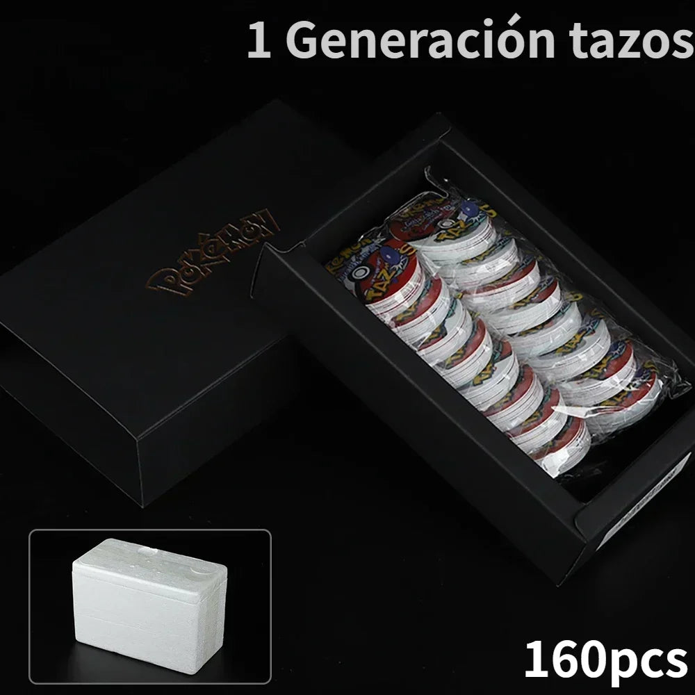 Pokemon Tazos 1/2/3 Generation 160/100/141PCS