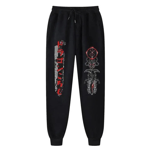 Berserker Print Versatile Sports Pants Jogging Pants