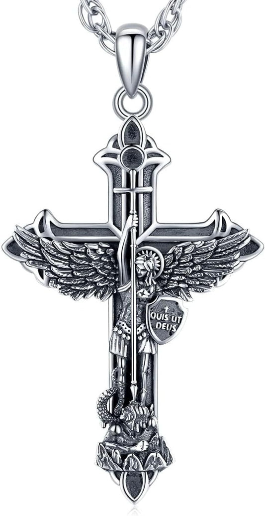 Sterling Silver St Michael Pendants