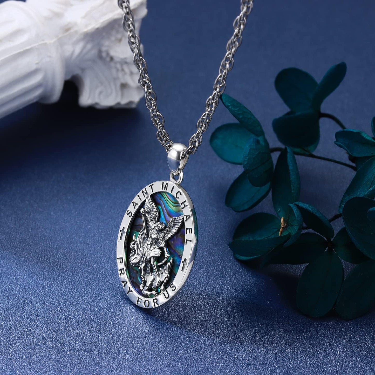 925 Sterling Silver St Michael