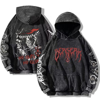 Berserk Printed Cotton Hoodie