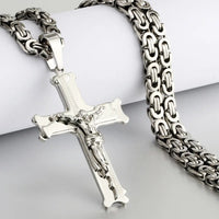 Cross Pendant Necklace™ Gold Silver Color