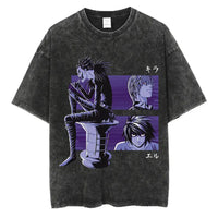 Death Note Anime Graphic Printing T Shirt Oversize Cotton Fashion Streetwear Unisex