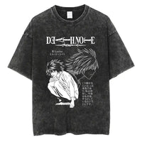 Death Note Anime Graphic Printing T Shirt Oversize Cotton Fashion Streetwear Unisex