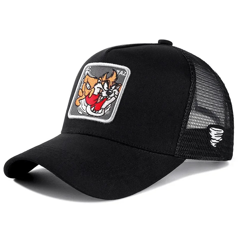 Cartoon Snapback Baseball Cap Trucker Hat