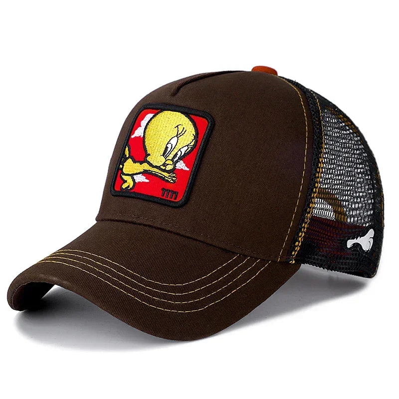 Cartoon Snapback Baseball Cap Trucker Hat