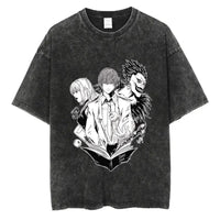 Death Note Anime Graphic Printing T Shirt Oversize Cotton Fashion Streetwear Unisex
