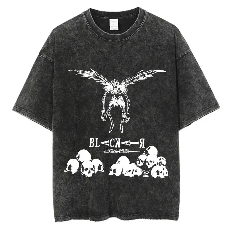 Death Note Anime Graphic Printing T Shirt Oversize Cotton Fashion Streetwear Unisex