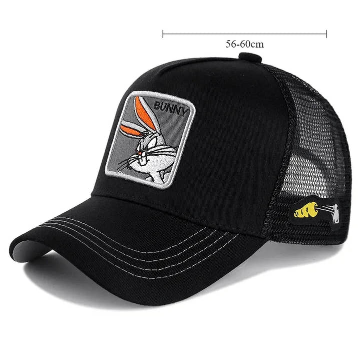 Cartoon Snapback Baseball Cap Trucker Hat