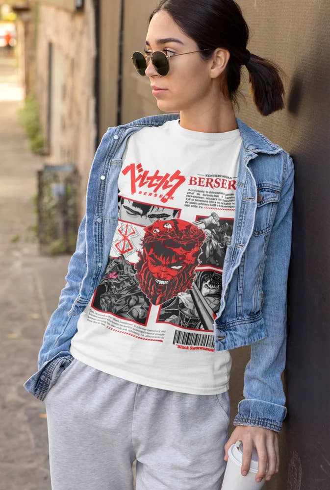 Berserk T-Shirt Guts Shirt Horror Anime Tee  Japanese Aesthetic