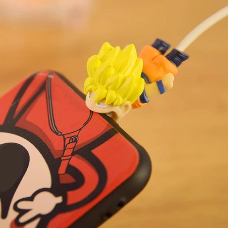 Dragon Ball Goku Cable Protector Anime Cord Wire Protection Anti-breaking Cover for Earphones Cord USB Charging Cable Data Line