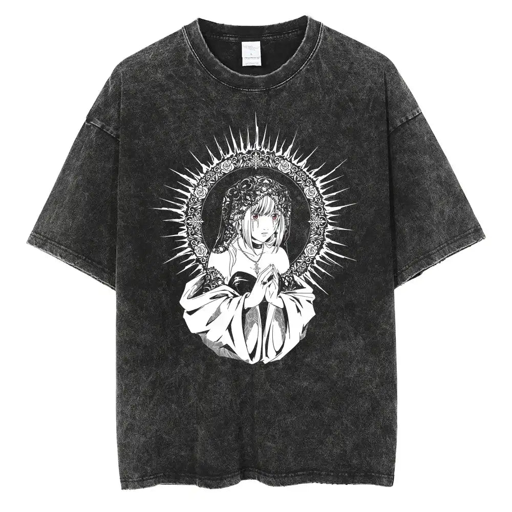 Death Note Anime Graphic Printing T Shirt Oversize Cotton Fashion Streetwear Unisex