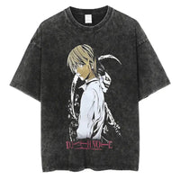 Death Note Anime Graphic Printing T Shirt Oversize Cotton Fashion Streetwear Unisex