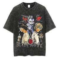 Death Note Anime Graphic Printing T Shirt Oversize Cotton Fashion Streetwear Unisex