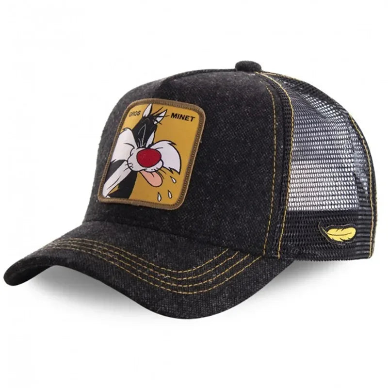 Cartoon Snapback Baseball Cap Trucker Hat