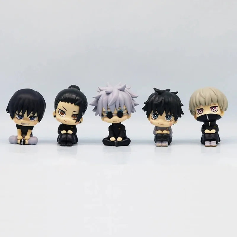 10cm Jujutsu Kaisen Anime Figure Look Up Q Version Satoru Gojo/Geto Suguru Action Figure Fushiguro Toji/Okkotsu Yuta Figurine