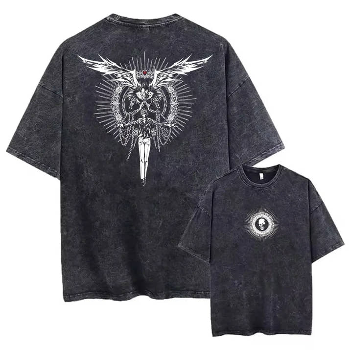 Death Note Anime Graphic Printing T Shirt Oversize Cotton Fashion Streetwear Unisex