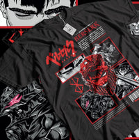 Berserk T-Shirt Guts Shirt Horror Anime Tee  Japanese Aesthetic