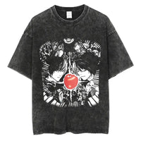 Death Note Anime Graphic Printing T Shirt Oversize Cotton Fashion Streetwear Unisex