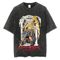 Death Note Anime Graphic Printing T Shirt Oversize Cotton Fashion Streetwear Unisex