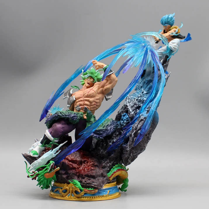 Dragon Ball Broly Gogeta Anime Figure Broly Vs Gogeta
